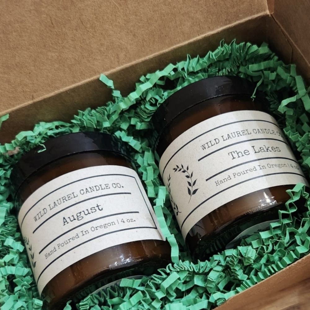 One FOLKLORE Taylor Swift Inspired Candle Gift Box - Set of Two 4oz Candles